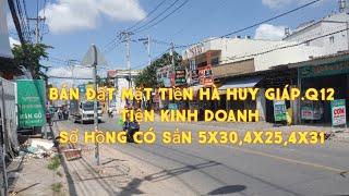 Bán đất ngay mặt tiền Hà Huy Giap.Quận 12