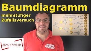 Baumdiagramm | mehrstufiger Zufallsversuch | Wahrscheinlichkeit | Stochastik | Lehrerschmidt