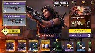 Season 8: Shadow Operatives Battle Pass Detailed Look! Gameplay & All Rewards! Codm