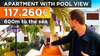 Buy a property in Spain  Renovated apartment with pool view in La Mata, Torrevieja