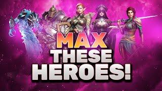 Every Epic Hero you Should MAX in Watcher of Realms