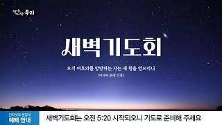  LIVE | 2025-06-24 화요일 | 분당우리교회 새벽기도회 생방송