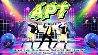 APT - Phrased Improver Line Dance | Demo by : Amare Yedij