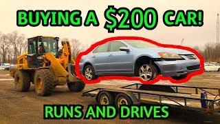 I Bought the Cheapest Run And Drive Car from Copart Salvage Auto Auction!