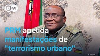 Protesto em Moçambique: PRM classifica manifestações como "terrorismo urbano"