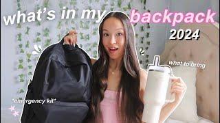 WHATS IN MY BACKPACK!!! 2024 *school essentials & MUST HAVES!!*