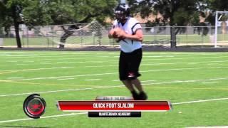 Quarterback Academy - Warm Up and Throwing Mechanics - Line Quickness Drill