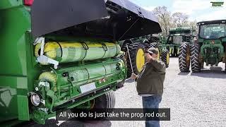 John Deere 1 series Round Baler. Learn all about the new features of this baler with Michael Sharpe!