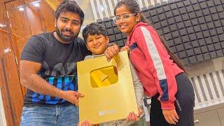 Golden play button aagya  finally