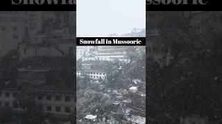 Snowfall timing in mussorie #shorts #snowfall