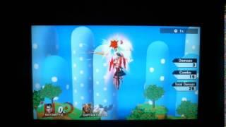 Bayonetta vs Falcon up B to up B combo 2