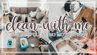 Big Mess Cleaning Motivation | HUGE COMPLETE DISASTER CLEAN WITH ME 2020 | House Cleaning