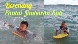 Pantai Jimbaran Bali, berenang di pantai