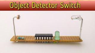 Object Detector Switch with 4017 IC _ with 4017 IC, LDR, LED, Resistor