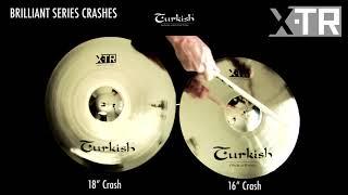 Turkish Cymbals X-TR Series Classic & Brilliant Crashes