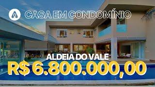 ️‍ MANSÃO APAIXONANTE NO DESEJADO ALDEIA DO VALE, 2127M² ASSINADOS POR PEDRO ERNESTO, GOIÂNIA/GO