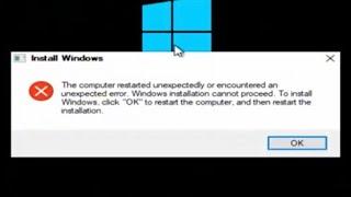 Sửa lỗi The computer restarted unexpectedly or encountered an unexpected error khi mở máy Win 10