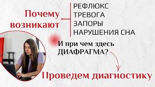 Почему возникают: рефлюкс, тревога, запоры, нарушения сна… и при чем здесь диафрагма?проведем тест