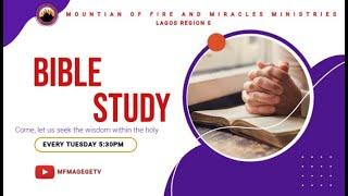 BIBLE STUDY | 1st October 2024