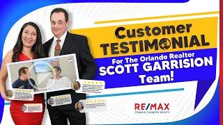 Customer REVIEWS Top Orlando Realtor Scott Garrison Team | Review Video #38