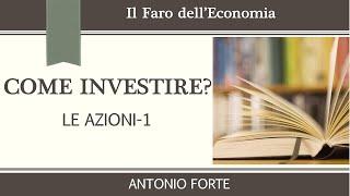 HOW TO INVEST? SHARES 1 (financial education-personal finance)