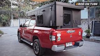 Mini Hawk Truck Camper Type 2 สไลด์ข้างได้ ใส่ออปชั่นมาให้แบบครบๆ - Rod On Tube