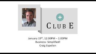 Business – Simplified! | Craig Espelien