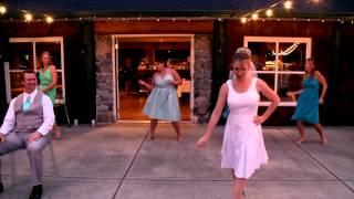 wedding lip sync battlle, bride v.s groom!