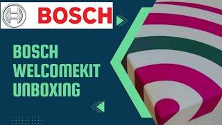 Unboxing welcomekit of Bosch || Fresher 2022