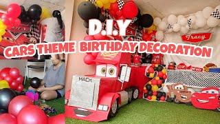 Cars Theme Birthday Decoration | DIY Cars Birthday Party