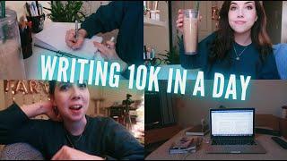 trying to write 10,000 words in a day // NaNoWriMo writing vlog