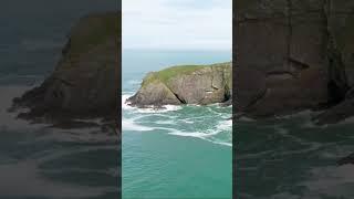 Deserted D-Day training beach captured on drone  #dday80  #croyde  #ww2   #beach