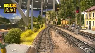 Cab Ride as Train Driver along Mr. Porsche ’s Superb Model Railway with Austrian Model Trains