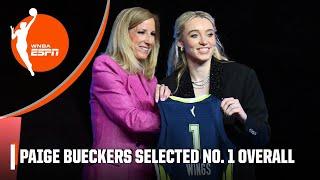  PAIGE BUECKERS SELECTED NO. 1 OVERALL BY THE DALLAS WINGS  | WNBA Draft