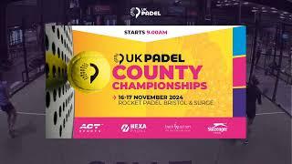 UK Padel County Championships: Day 2 LIVE