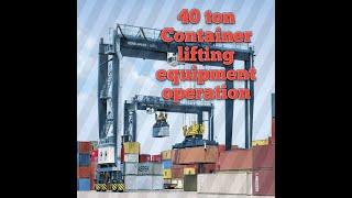 Container Handling (RTG) Operation in  Operator cabin View. #jaystamil