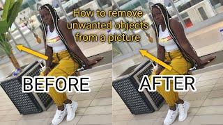 How to remove unwanted objects from a picture #how #howto #photoediting #photoeditingtutorial