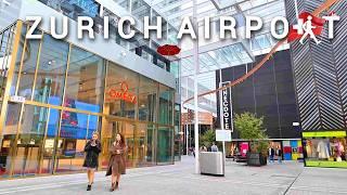 Beautiful Zurich Airport Walking Tour  | Experience Switzerland's International Gateway