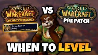 Level Up Now or Wait for The MOP Classic Pre Patch?