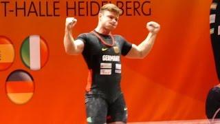 Max Lang 150kg Snatch and 186kg Clean and Jerk in Slow Motion