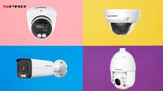 SPRO CCTV - Choosing the Right Types of CCTV Cameras - Turret, Dome, Bullet & PTZ Explained