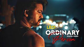 Leo | Ordinary person | Leo status video | Ordinary person status video | Leo efx status video | ️