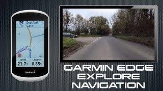Garmin Edge Explore Navigation & Showcase