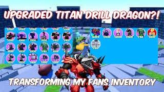 I Got My Fan UPGRADED TITAN DRILL DRAGON! | Toilet Tower Defense