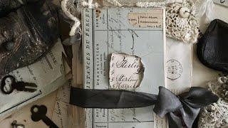 Happiest happy mail from Angie! - Junk Journal and Ephemera Kit flip through - Inspired!