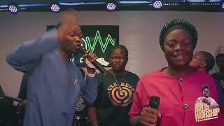 Ola Best ministering at 21 Days of Abba Timeless Worship with Adeyinka Alaseyori