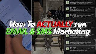 How to ACTUALLY run Email & SMS Marketing for your Clothing Brand