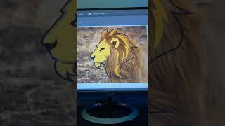 Adobe Illustrator Tutorial: Draw Lion face Mascot Logo