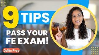 9 Best Tips to Pass the FE Exam on Your First Try