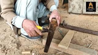 How to Sharpen a Woodworking Hand Saw | Creative WoodWorks | Awan Wood Works